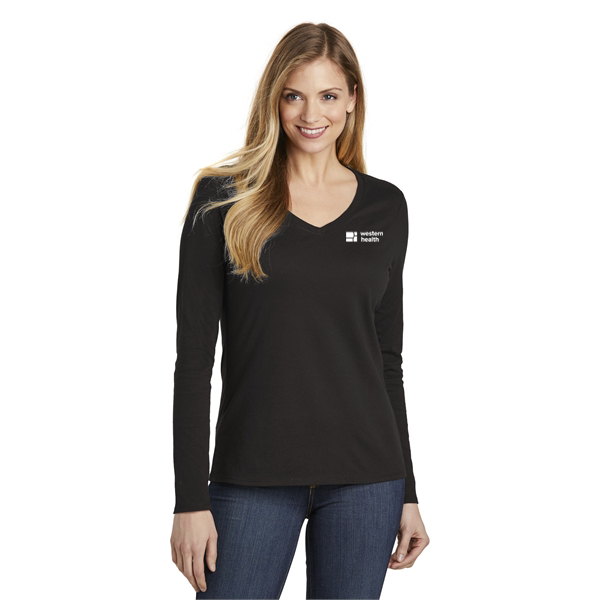 District ® Women's Very Important Tee Long Sleeve V-Neck - Western Health