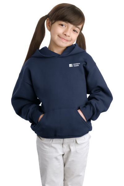 Hanes® Youth 7.8 Oz. EcoSmart Pullover Hooded Sweatshirt - Western Health